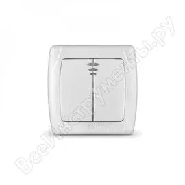 Двухклавишный выключатель UNIVersal Маргарита М0123