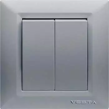 Выключатель Vesta Electric Roma Silver FVK010122SRM