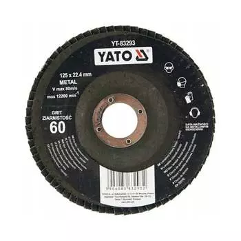 Выпуклый тарельчатый круг лепестковый YATO YT-83293