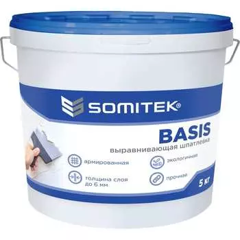 Выравнивающая шпатлевка SOMITEK BASIS 36029
