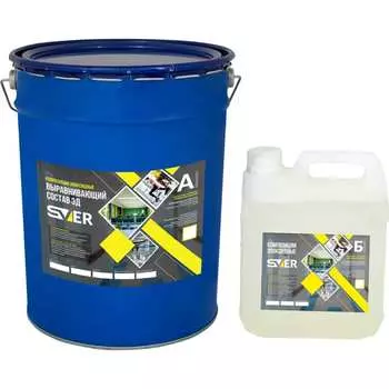 Выравнивающий состав SVER ЭД 28 кг (24.5+3.5 кг), зеленый 1000163