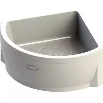 Высокий поддон к душевому углу Радомир Соул 1 100 1-11-0-0-0-004