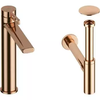 Высокий смеситель для накладной раковины Wellsee