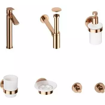 Высокий смеситель для накладной раковины Wellsee