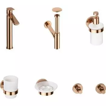 Высокий смеситель для накладной раковины Wellsee