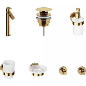 Высокий смеситель для накладной раковины Wellsee