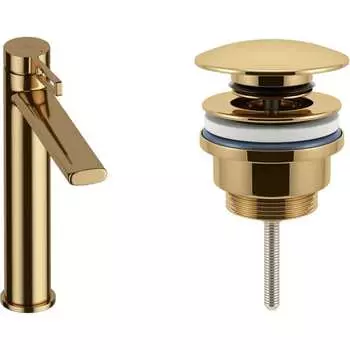 Высокий смеситель для накладной раковины Wellsee ONCE! and forever 201000018