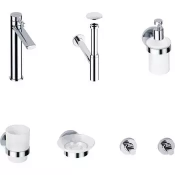 Высокий смеситель для накладной раковины Wellsee ONCE! and forever 201000331