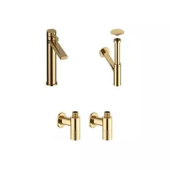 Высокий смеситель для накладной раковины Wellsee ONCE! and forever 201000198