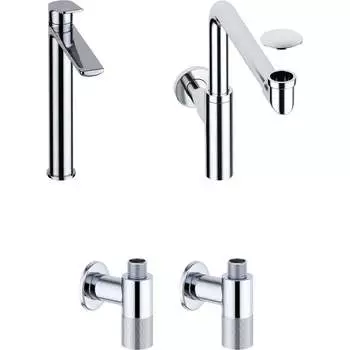 Высокий смеситель для накладной раковины Wellsee ICON! for life 201000211