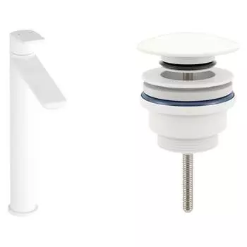 Высокий смеситель для раковины в ванную комнату Wellsee ICON! for life 201000015