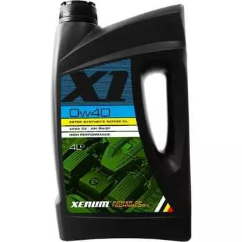 Высокоэффективное синтетическое моторное масло XENUM X1 0W40 1662004A