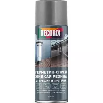 Высокоэластичный герметик-спрей от трещин и протечек Decorix 0126-02 DX