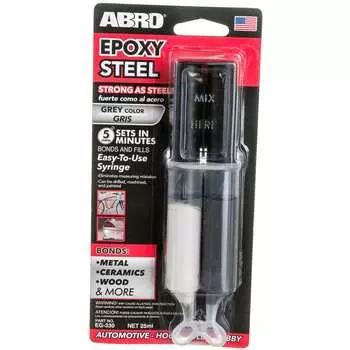 Высокопрочный эпоксидный клей ABRO в шприце 30 мл EG-330