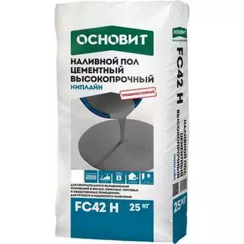 Высокопрочный наливной пол Основит НИПЛАЙН FC42 H 67763