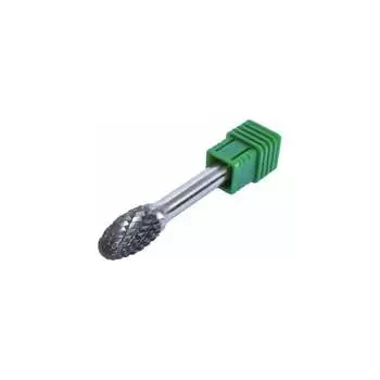 Вытянутая сферическая шарошка по металлу Rockforce RF-617E0813(49338)