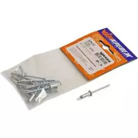 Вытяжная оцинкованная заклепка vipкрепеж 4,0/12 13 шт 19322 VIPS