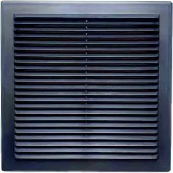 Вытяжная решетка вентиляционная ВИЕНТО Серия В графит 1929В-графит