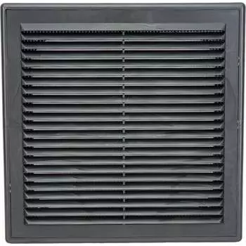 Вытяжная решетка вентиляционная ВИЕНТО Серия В графит 2525ВР-графит