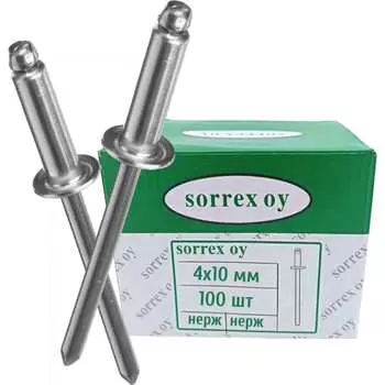 Вытяжная заклепка SORREX 4.0х10 100 шт. 2BBD 40100 100