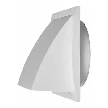 Вытяжной выход стенной Эвент 175К100ФВ, белый