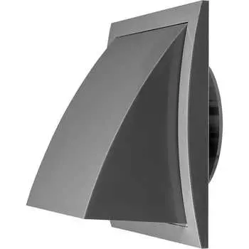 Вытяжной выход стенной Эвент 175К120ФВ, серый