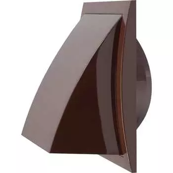 Вытяжной выход стенной Эвент 175К100ФВ, коричневый