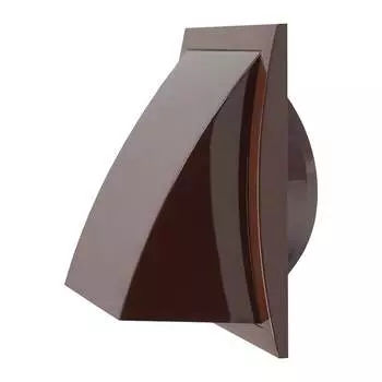 Вытяжной выход стенной Эвент 175К120ФВ, коричневый