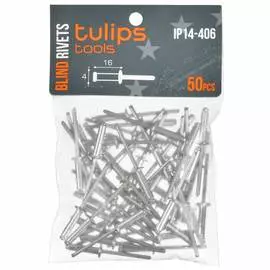 Вытяжные заклепки Tulips Tools 4.0х16 мм 50 шт. IP14-406