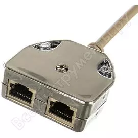 Экранированный Y-адаптер TWT Y-E2-E2-S