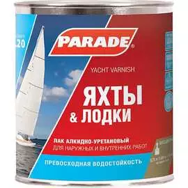 Яхтный алкидно-уретановый лак PARADE L20 Яхты & Лодки 90001484868