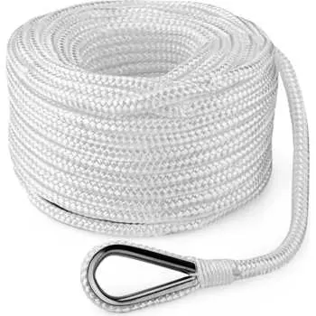 Якорный плетеный трос (конец) Skipper SK-TANBR1250W