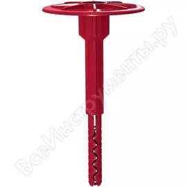 Забивной дюбель с металлическим распорным элементом termoclip стена 2, 195 мм 405008