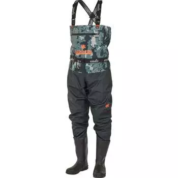 Забродный полукомбинезон Norfin PILOT CAMO BOOTFOOT 83400-45-XL