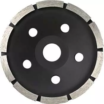 Зачистная однорядная алмазная чашка KROTEC 5606026