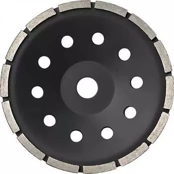 Зачистная однорядная алмазная чашка KROTEC 3801028