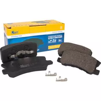 Задние колодки дисковые Citroen C-Crosser (08-) 2.0-2.4/ Ситроен С-Кроссер Mitsubishi Pajero (00-) 2.5-3.8/Мицубиси Паджеро KRAFT
