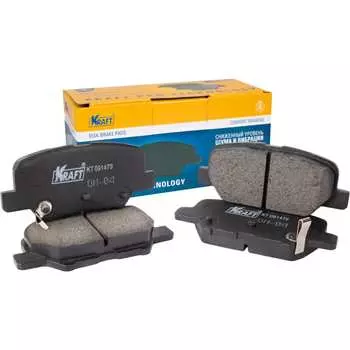 Задние колодки дисковые Mazda 6 (13-) / Мазда Mitsubishi ASX (10-)/Мицубиси Outlander XL (12-)/Аутлендер KRAFT