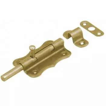 Задвижка с круглым ригелем rusconnect wo120 120х60 мм 10 шт 8564