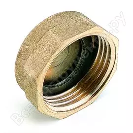 Заглушка comap серия 9761 с внутренней резьбой, с резиновым уплотнителем, латунь, 1" 9761008