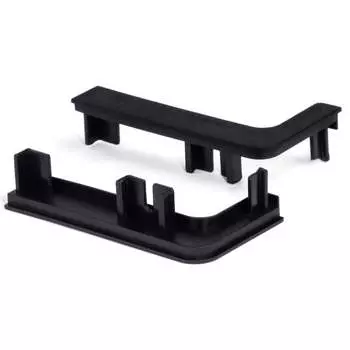 Заглушка контурная для Г-образного профиля GOLA 8006 №22 (черный)(L+R) ООО "ГАРД" 01-00008588