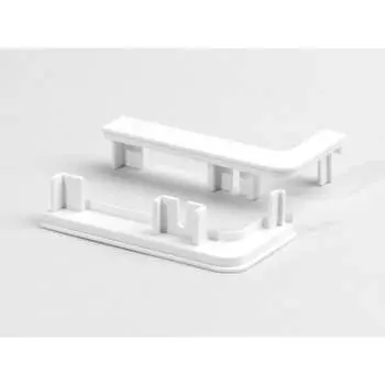 Заглушка контурная для Г-образного профиля GOLA 8006 №23 (белый) (L+R) ООО "ГАРД" 01-00008589