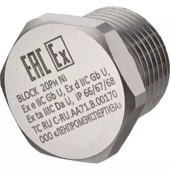 Заглушка ООО "БЛОК" 20 Рн Ni