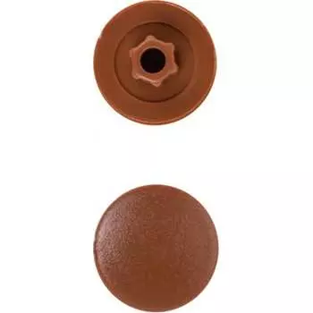 Заглушка под конфирмат КРЕП-КОМП зпк коричневый