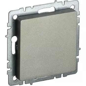 Заглушка с суппортом IEK Brite мз10-брш BR-PL10-K37