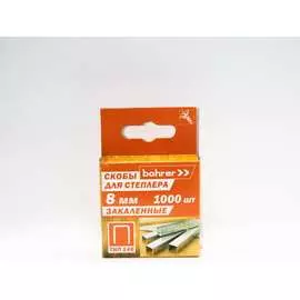 Закаленные скобы для степлера Bohrer 8 мм Тип 140 1000 шт. 44210814