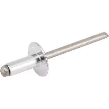 Заклепка Фиксар вытяжная алюминий/нерж. 5.0x12.0 К14 ув. бортик (250шт.) Фиксар 1002301145012