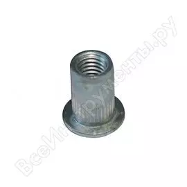 Удлиненная рифленая стальная оцинкованная плоская заклепка-гайка ЦКИ