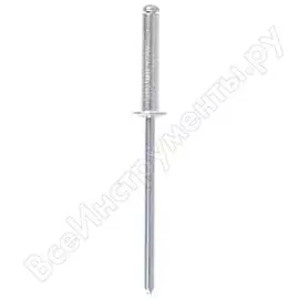 Заклепка вытяжная открытая алюминий/сталь almg 1.5%/st (500 шт; 3.2x16 мм; борт: стандарт) messer 111113216-500