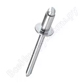 Заклепка вытяжная открытая сталь/сталь st/st (500 шт; 4.8x10 мм; борт: стандарт) messer 114014810-500